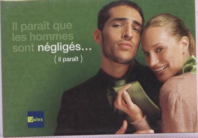 Il parait que les hommes sont négligés... (il parait)
